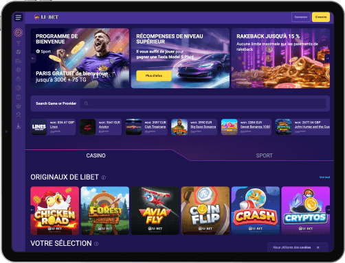 Libet Casino jeux