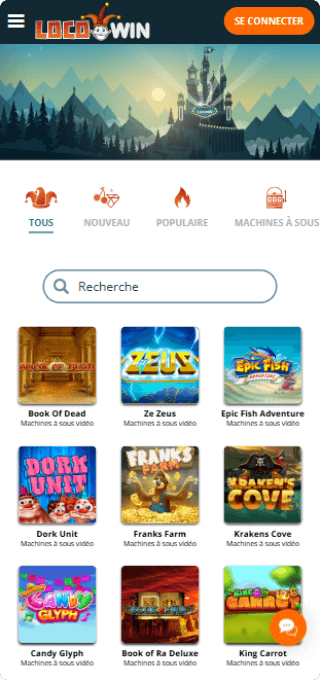 Locowin Casino mobile