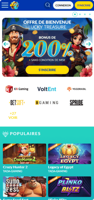 Lucky Treasure Casino mobile