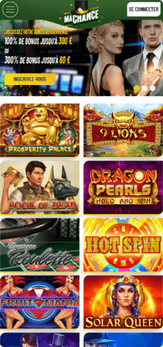Machance Casino mobile
