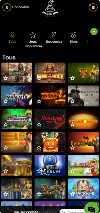 Magicwin Casino mobile