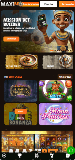 Maxibet Casino mobile