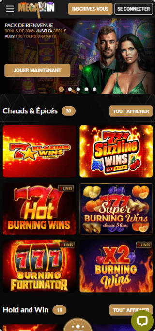 Megawin Casino mobile