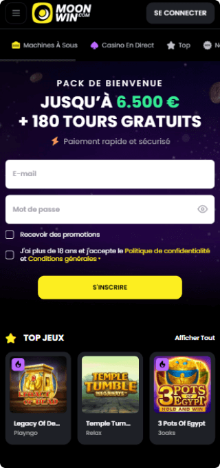 Moonwin Casino mobile