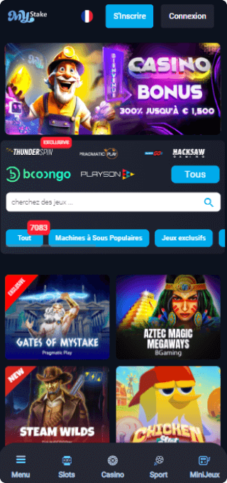 Mystake Casino mobile