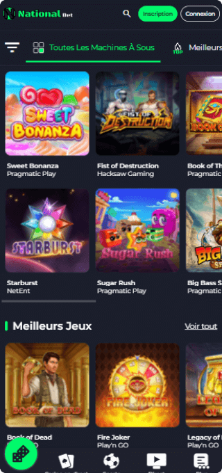 Nationalbet Casino mobile