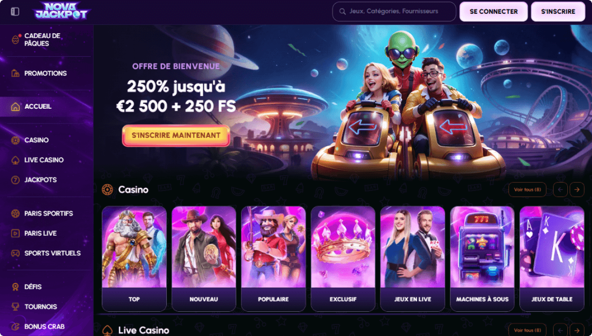 NovaJackpot Casino