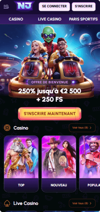 Novajackpot Casino mobile