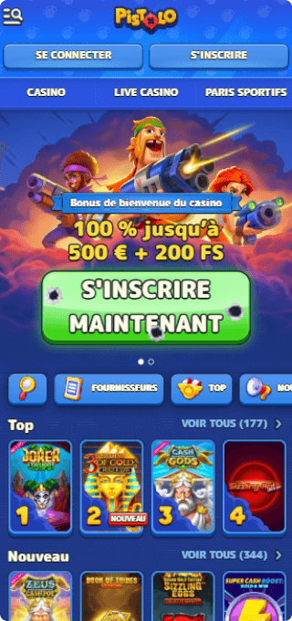 Pistolo Casino mobile