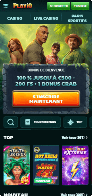 Playio Casino mobile