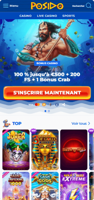 Posido Casino mobile