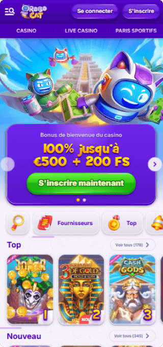 Robocat Casino mobile