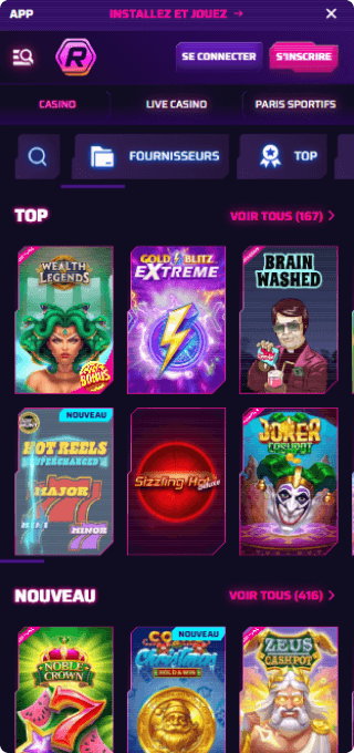 Roby Casino mobile