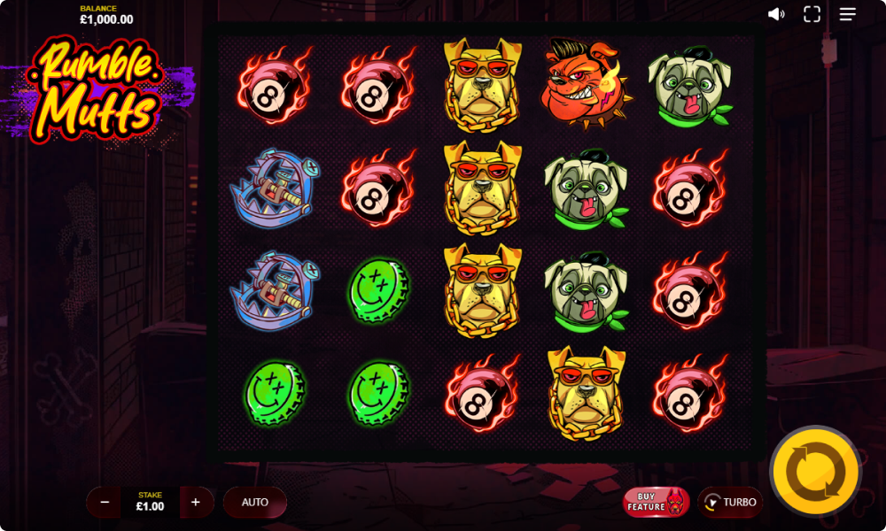 Rumble Mutts Machine à Sous