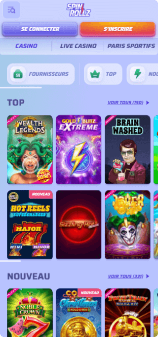 Spinrollz Casino mobile