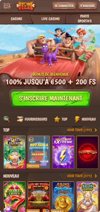 Stonevegas Casino mobile