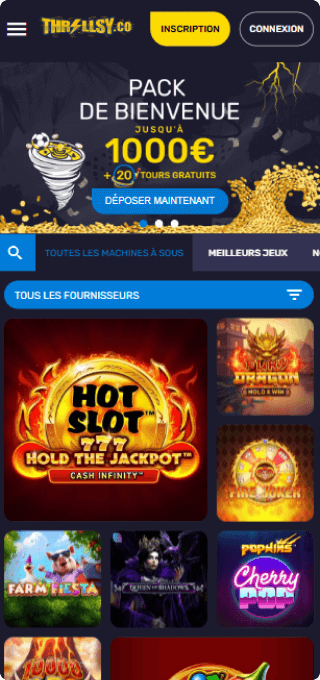 Thrillsy Casino mobile