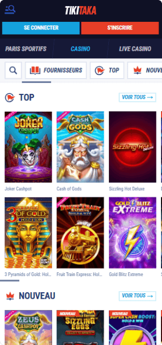 Tikitaka Casino mobile