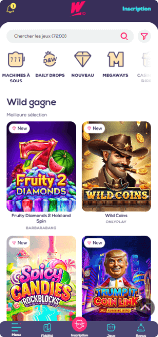 Wild Fortune Casino mobile