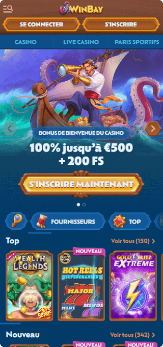 Winbay Casino mobile