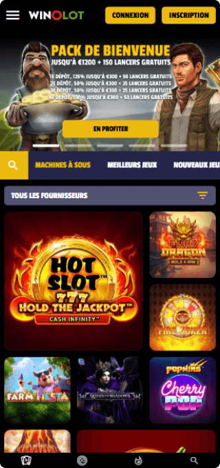 Winolot Casino mobile
