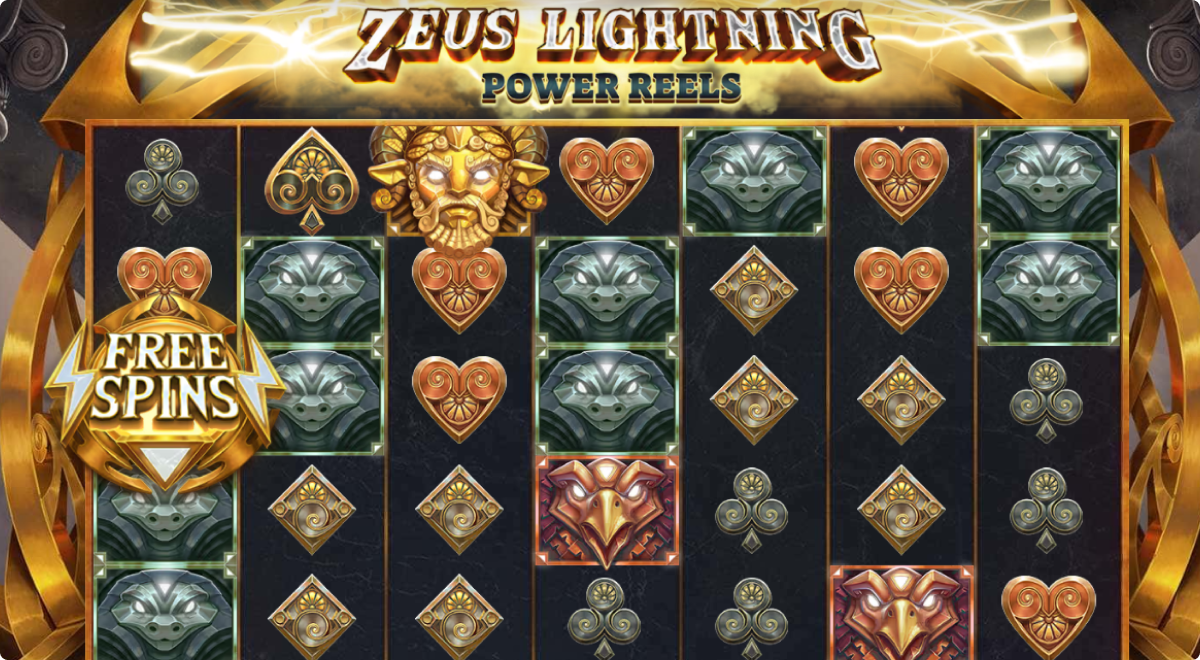 Zeus Lightning Power Reels Machine a Sous