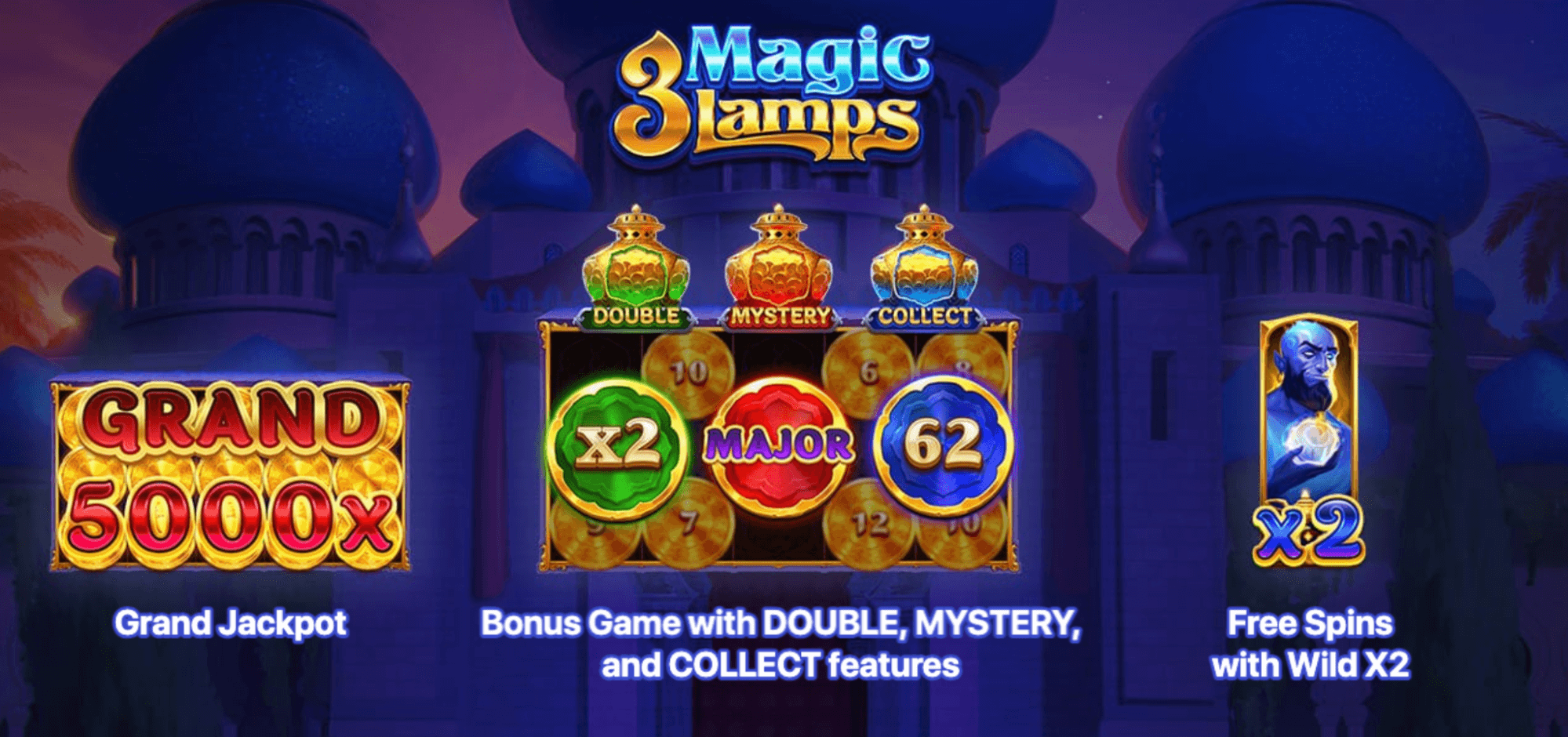 3 Magic Lamps: Hold and Win Avis