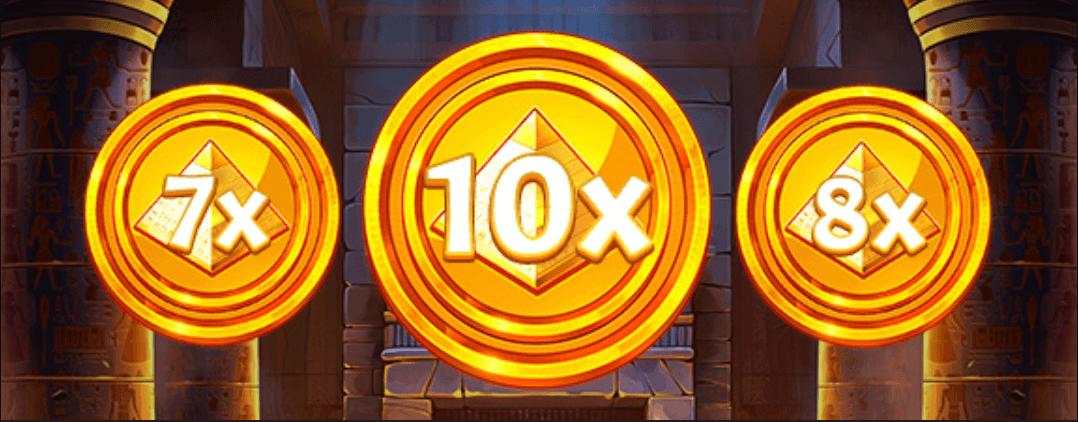 3 Pyramids of Gold Cash Prizes