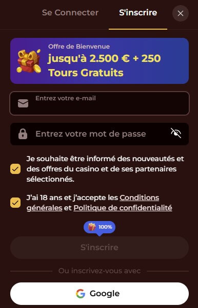 Inscrire Roman Casino