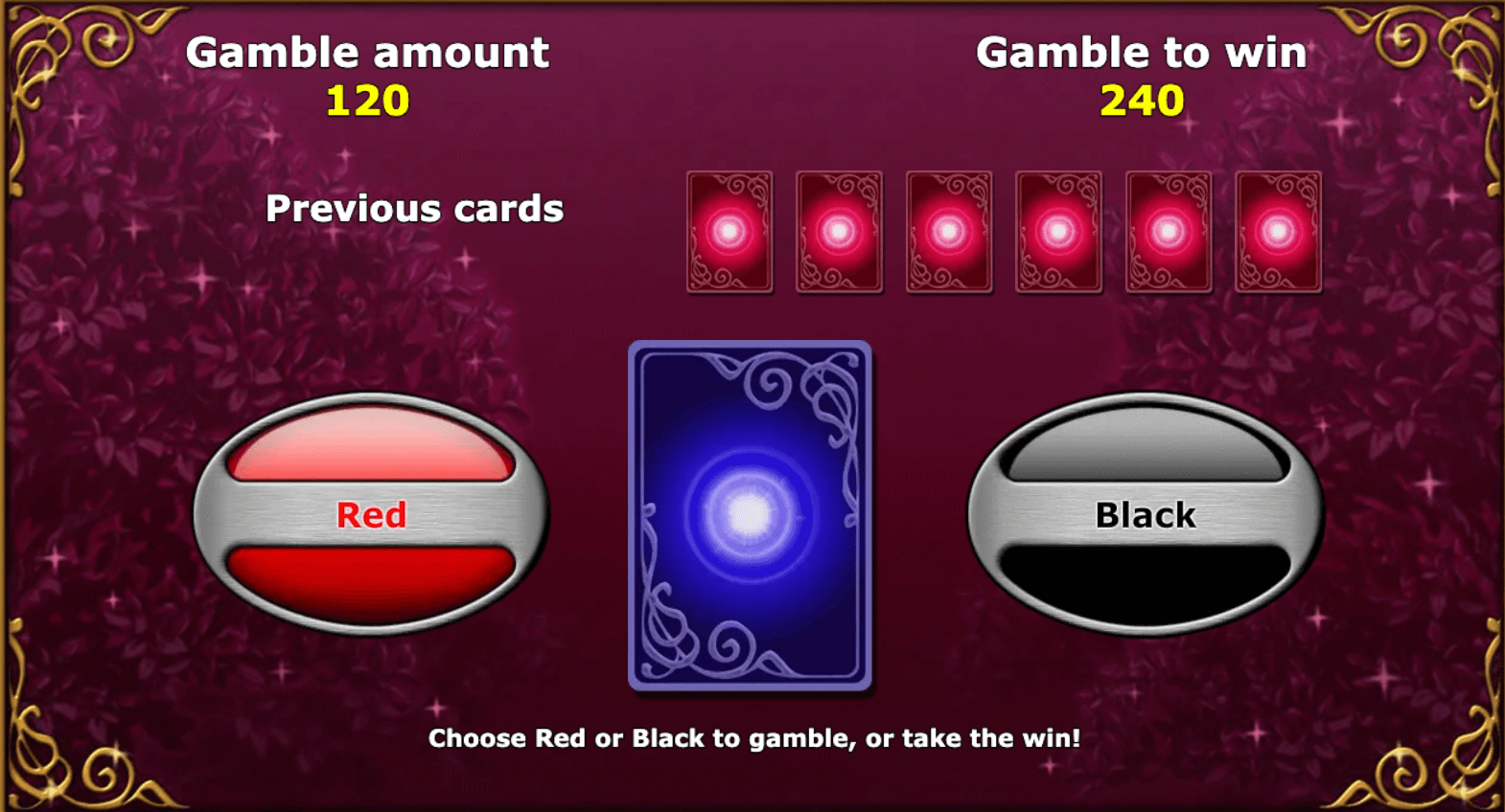 Lucky Lady's Charm Deluxe Fonction Gamble