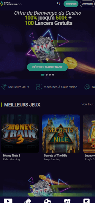 Spinplatinum Casino mobile