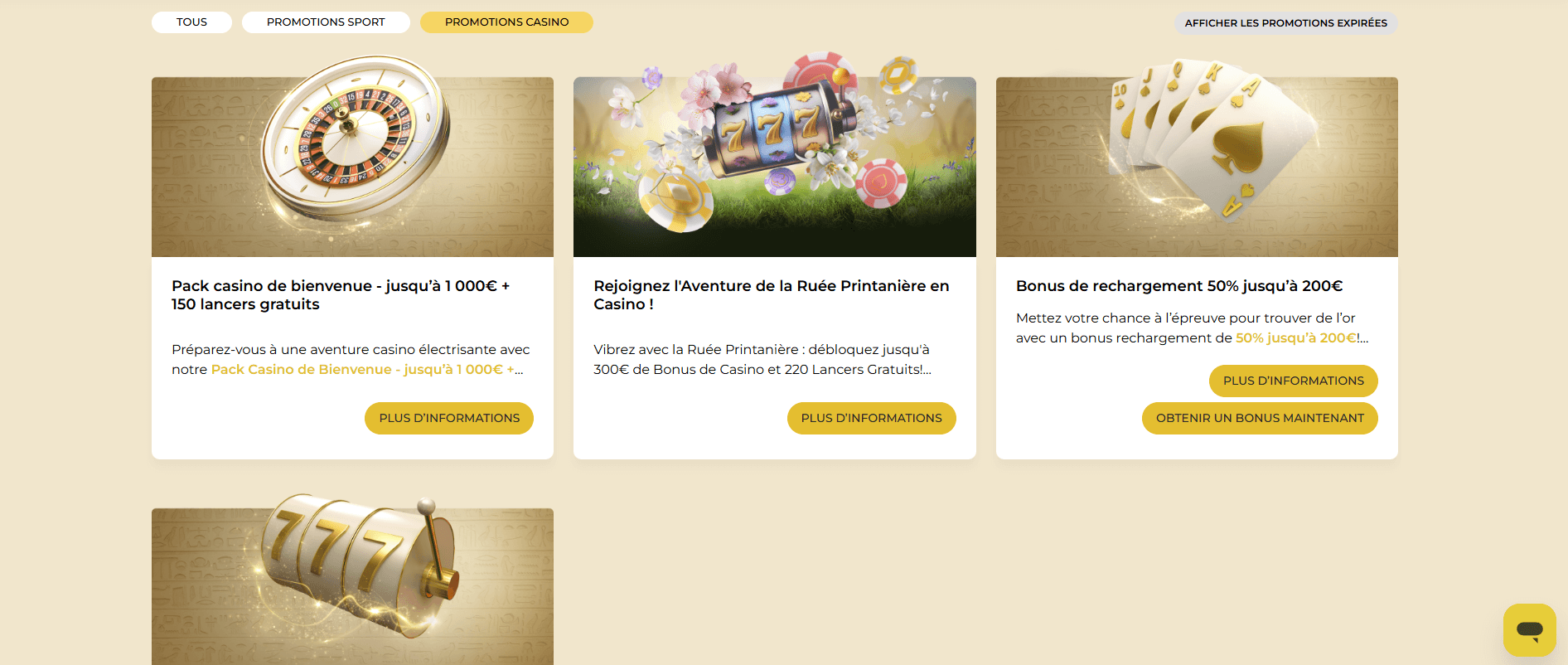 Winmega Casino Bonus