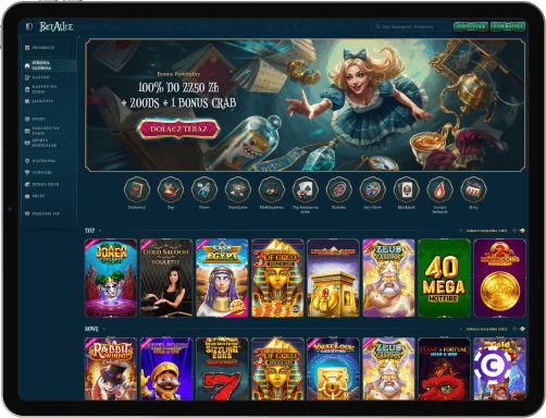 BetAlice Casino jeux