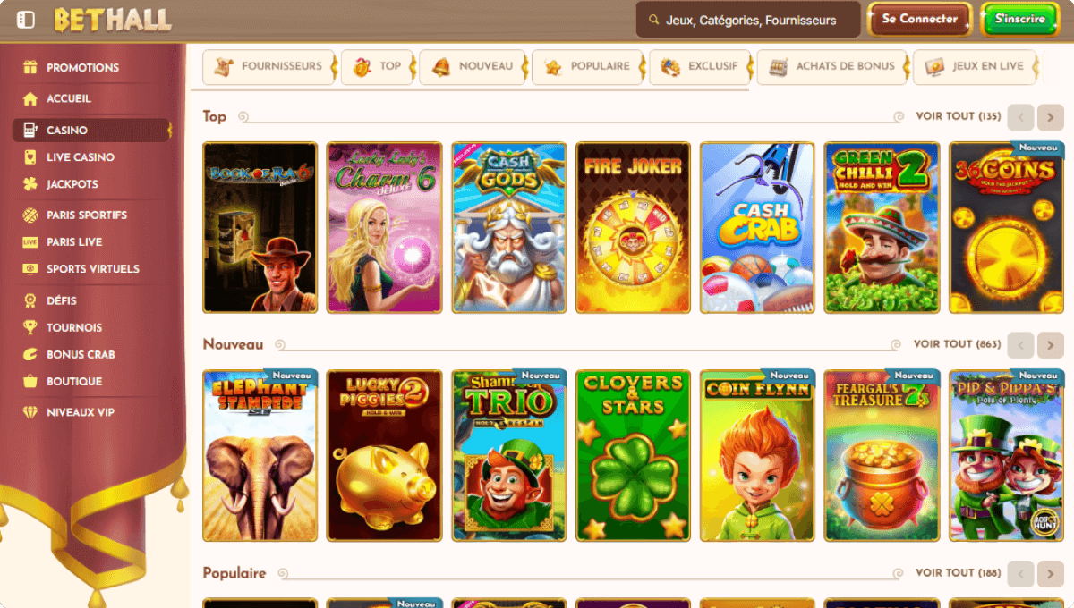 Bethall Casino en ligne