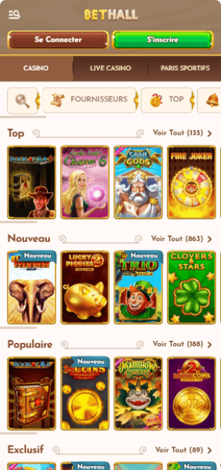 Bethall Casino mobile