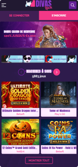 Divas Luck Casino mobile