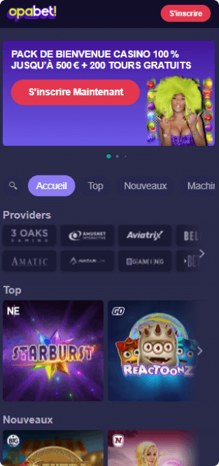 Opabet Casino mobile