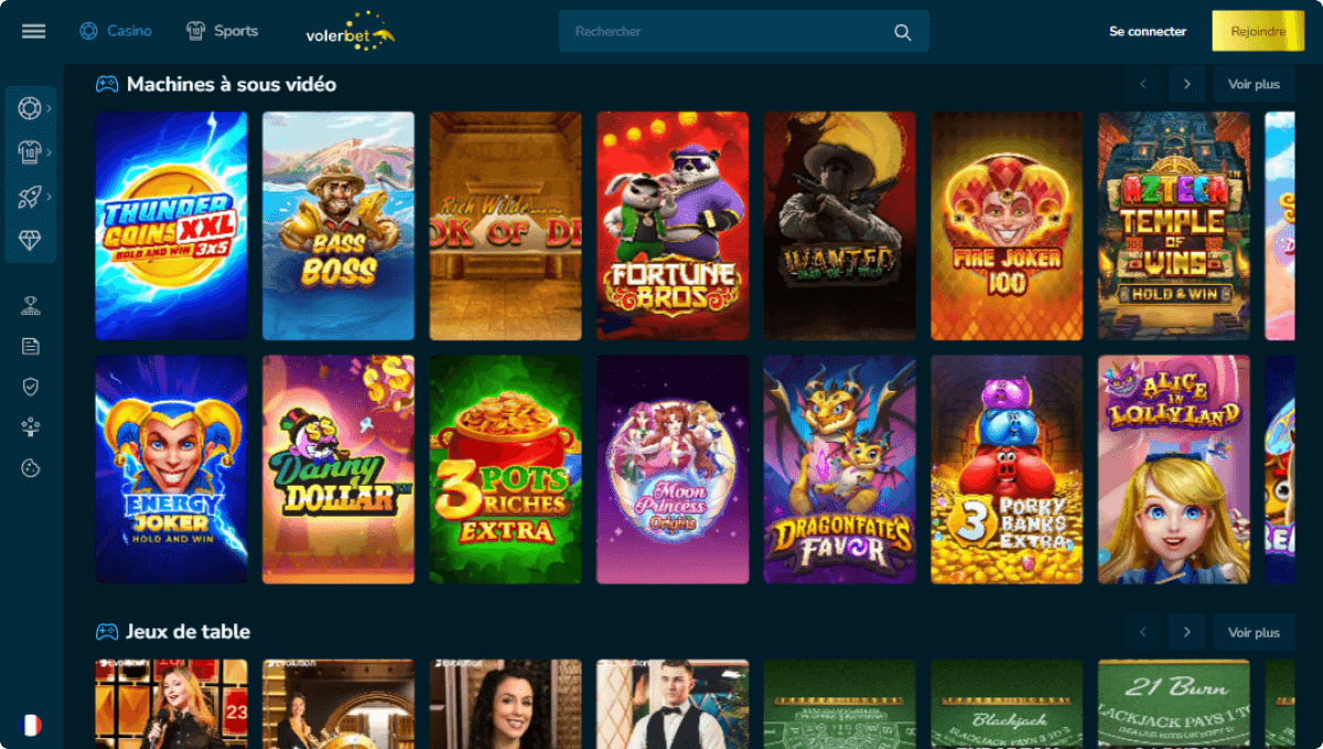 Volerbet Casino en ligne