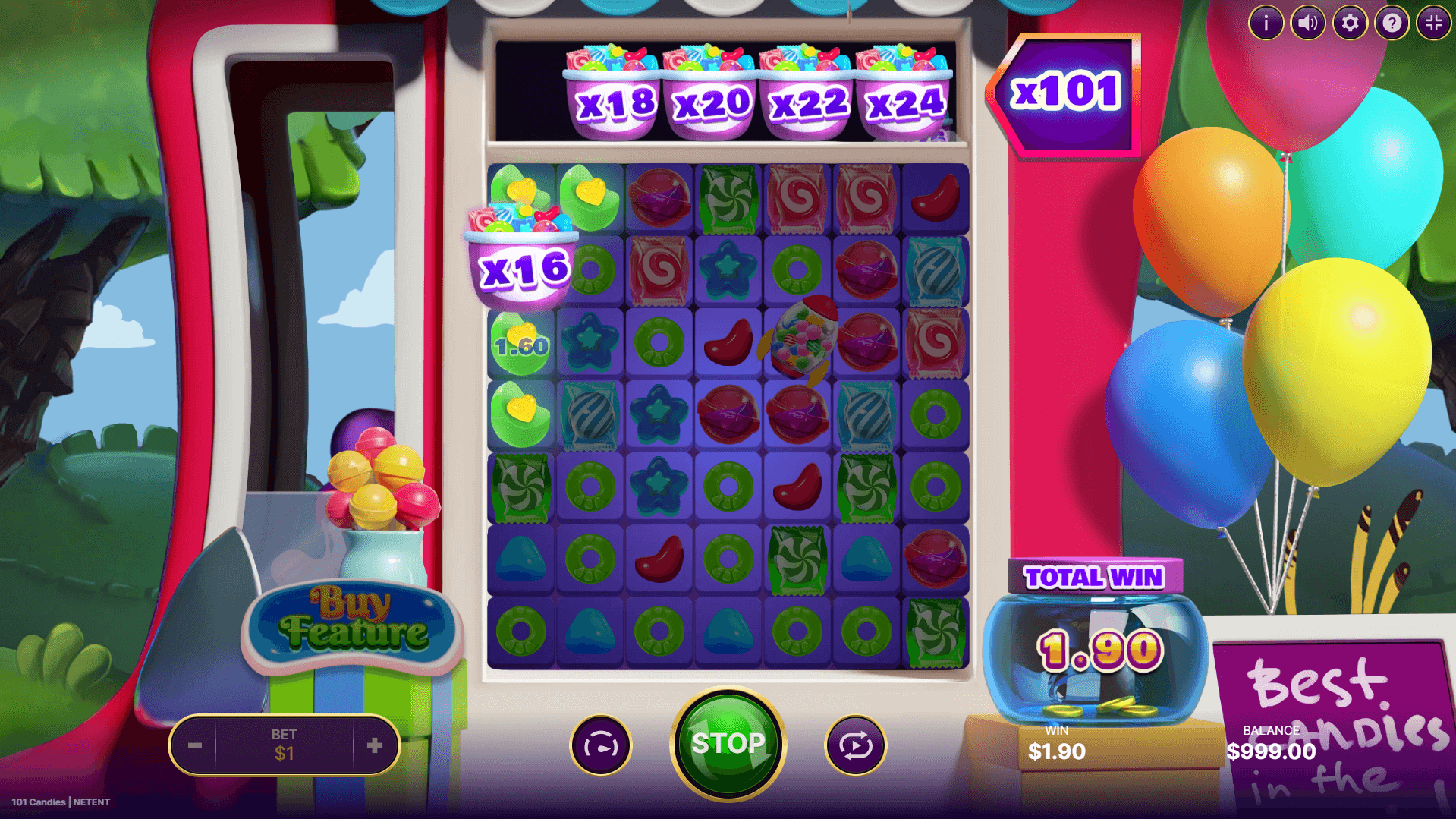 101 Candies Wild Conveyor