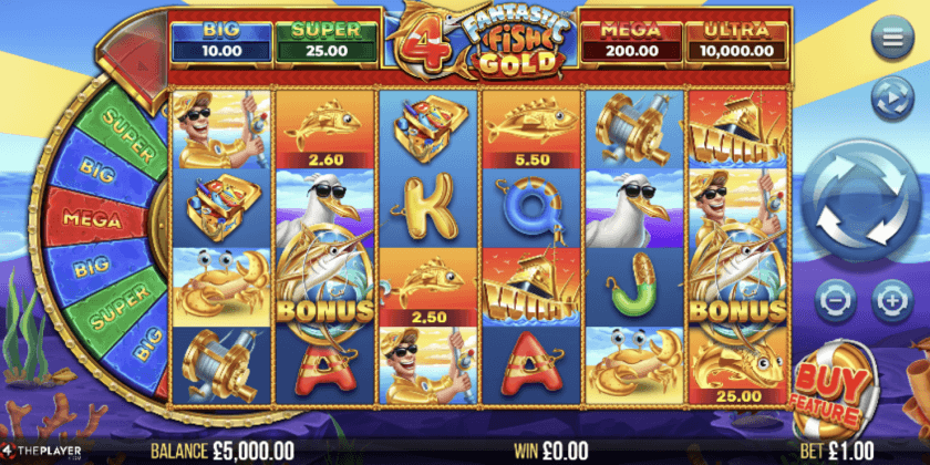 4 Fantastic Fish Gold