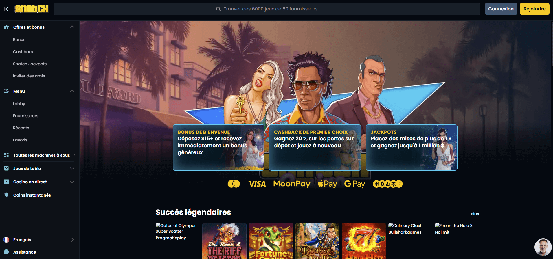 Avis Snatch Casino