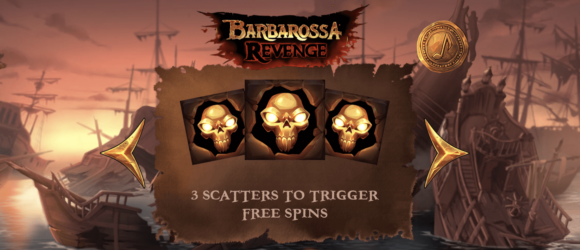 Barbarossa Revenge Free Spins