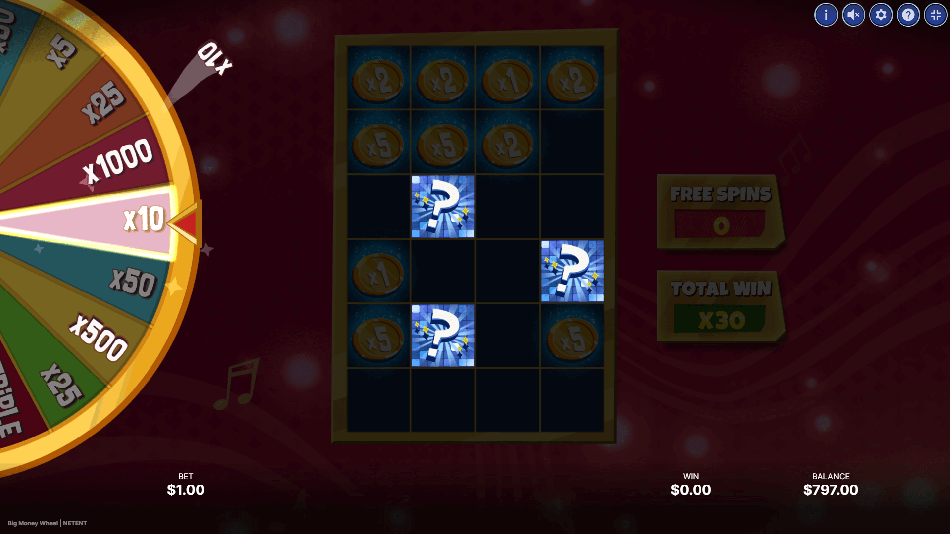 Big Money Wheel Bonus