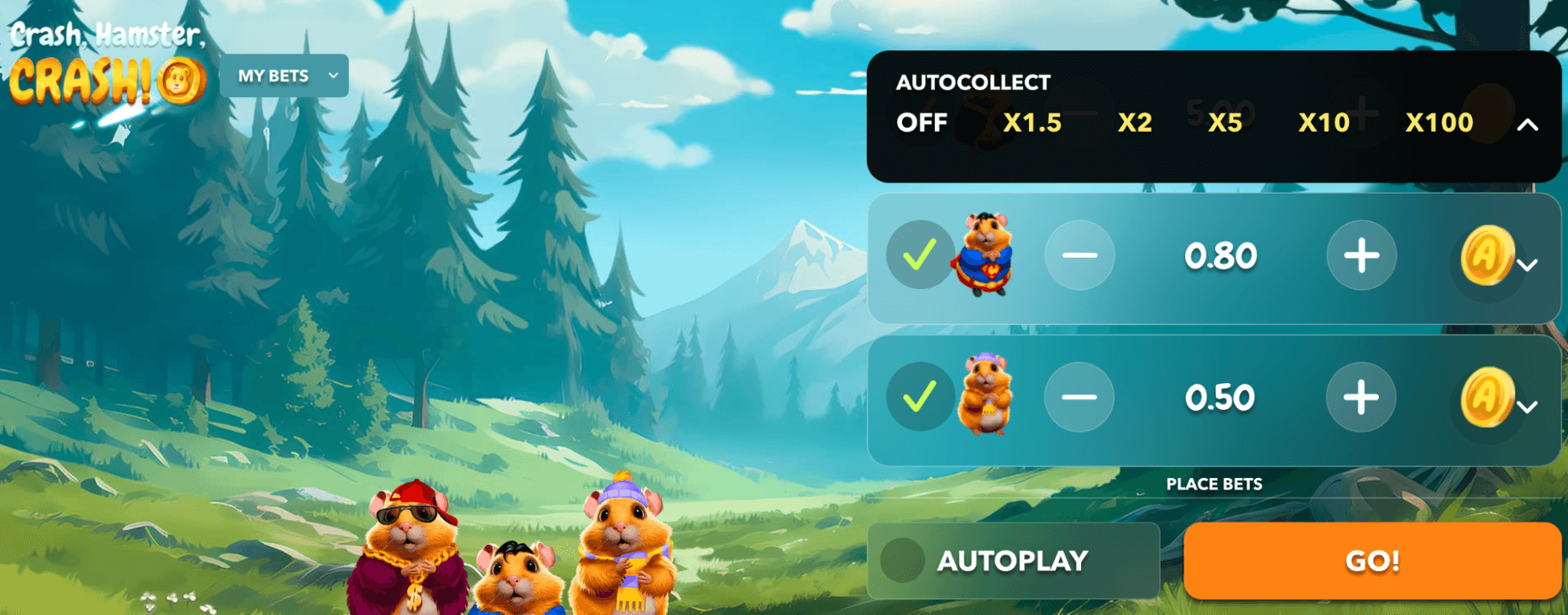 Crash Hamster Crash Bonus