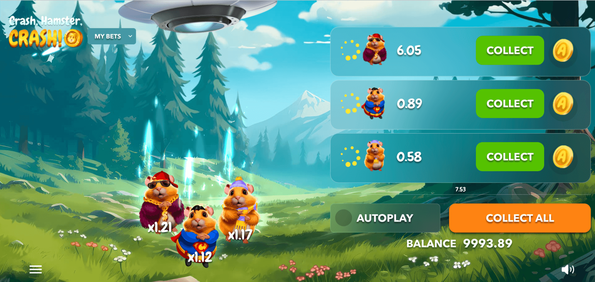 Crash Hamster Crash Symboles