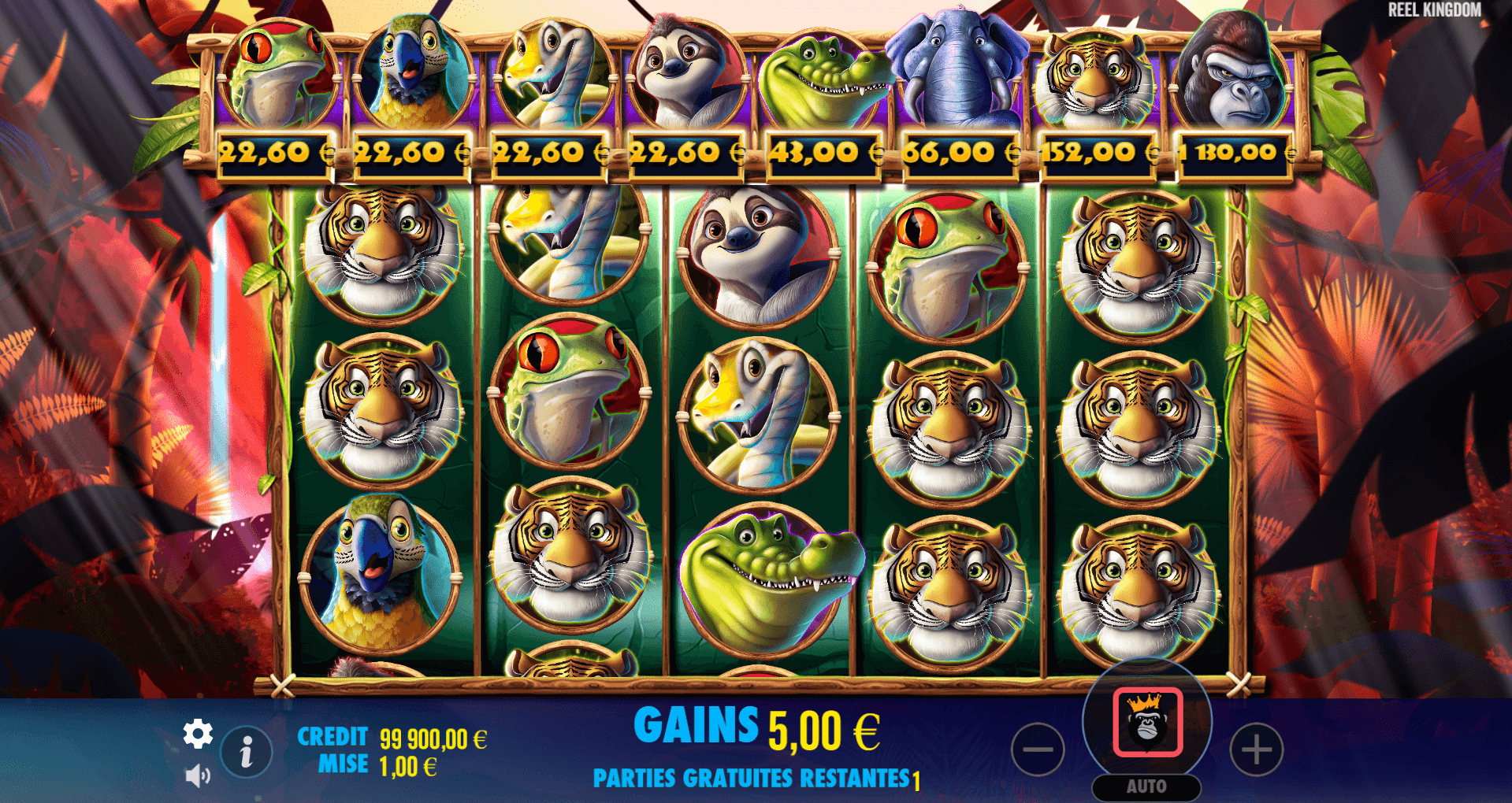 Jumbo Safari Free Spins