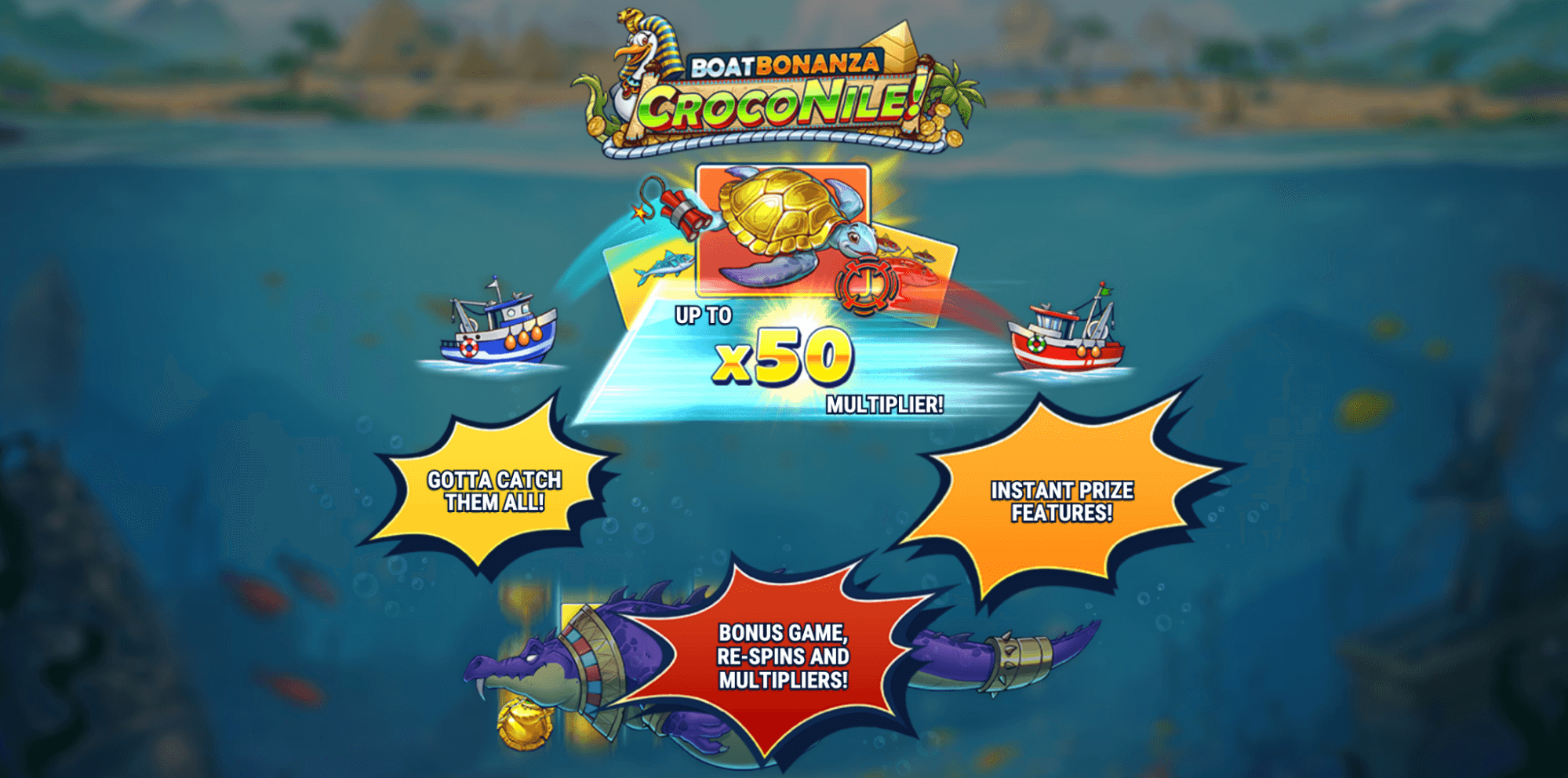 Machine à sous Boat Bonanza CrocoNile