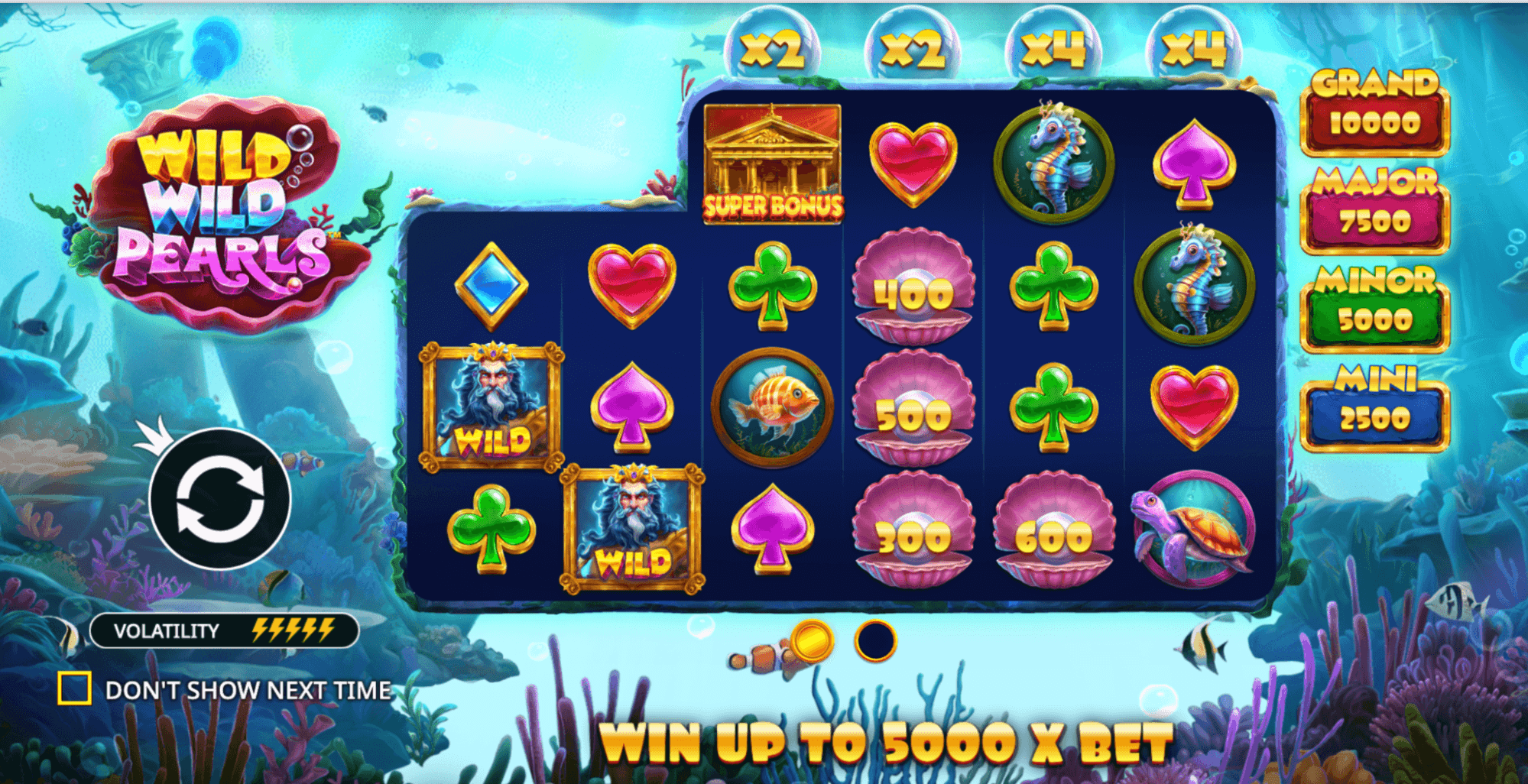 Machine à sous Wild Wild Pearls