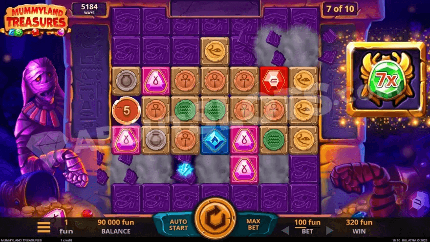 Mummyland Treasures Symboles