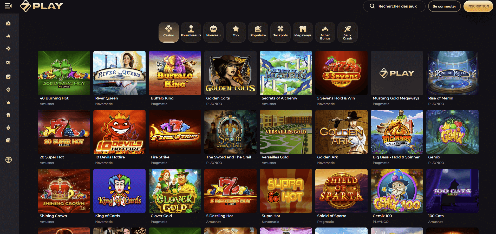 SevenPlay Casino Jeux